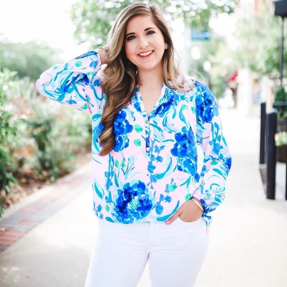 Lilly Pulitzer Elsa Blouse XS